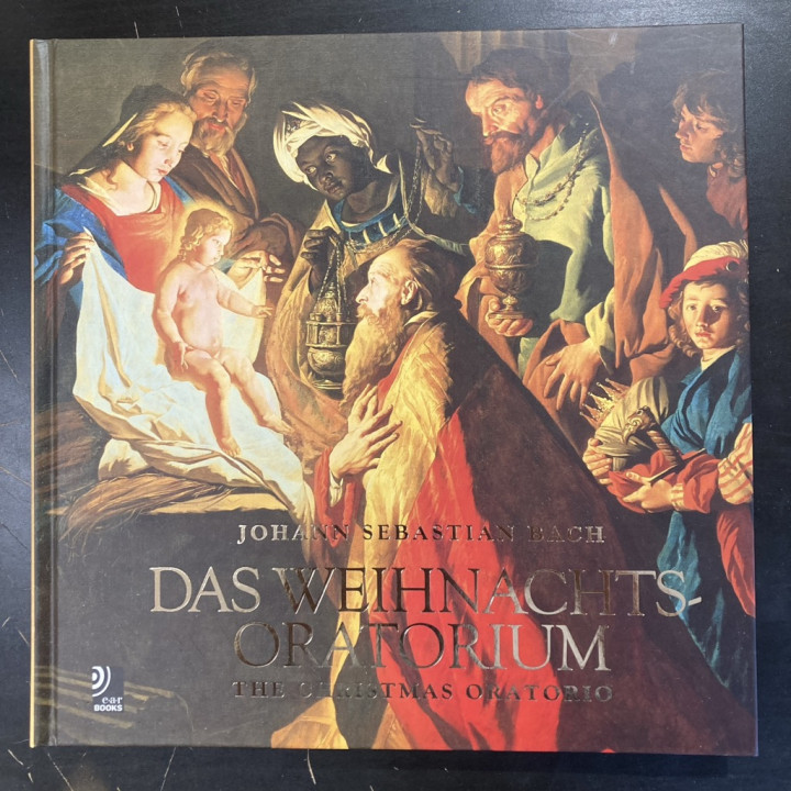Bach - Das Weihnachts Oratorium / The Christmas Oratorio 4CD+kirja (VG-VG+/M-) -klassinen-
